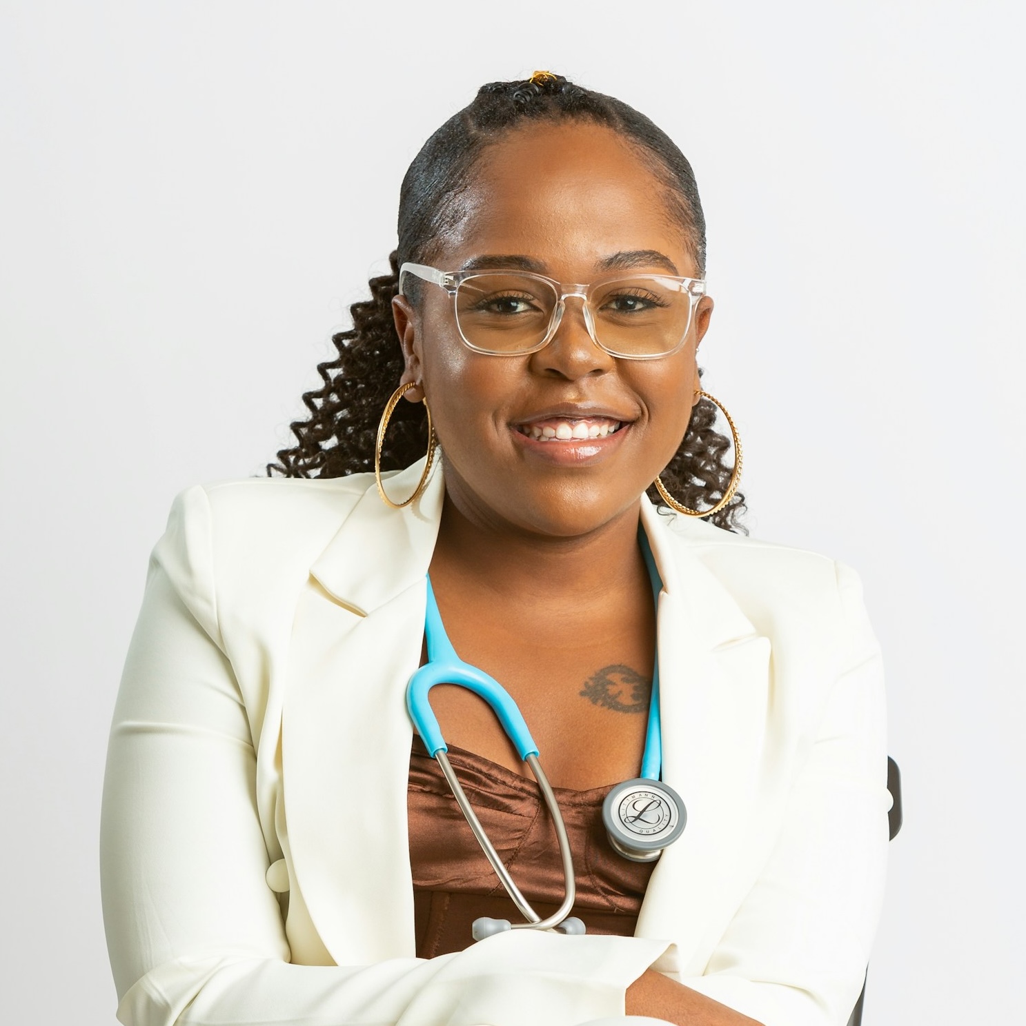 Female researcher