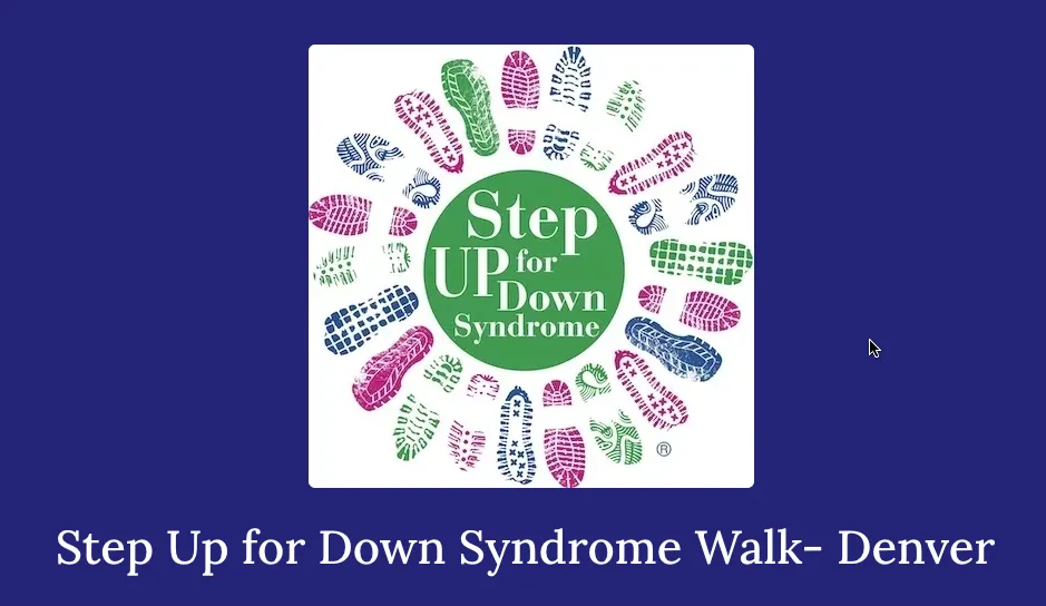 Rocky Mountain Down Syndrome Association Step Up for Down Syndrome Walk logo