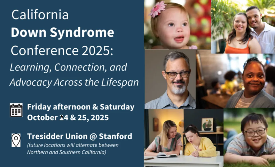 Conferencia de Síndrome de Down California 2025 logo
